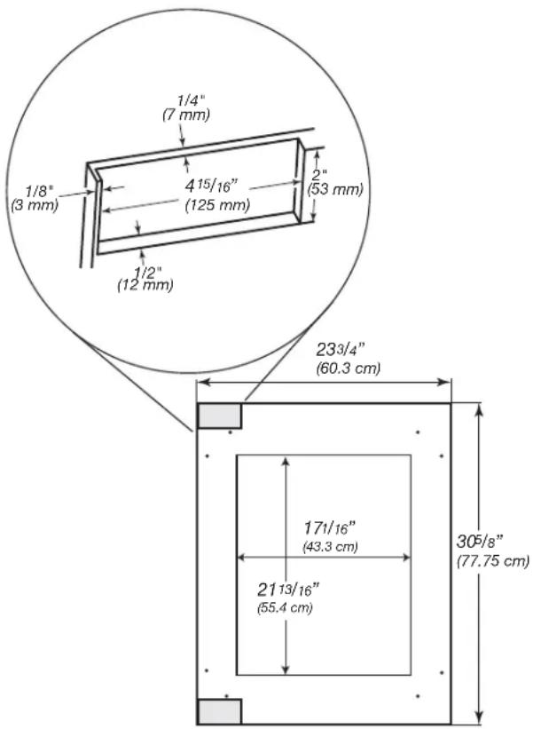 KITCHENAID KUWR324SSB - Panneau décoratif en verre personnalisé - Préparation: - 1