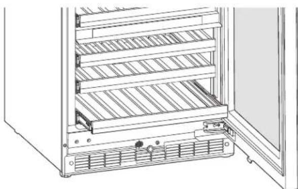 KITCHENAID KUWR324SSB - Remove and replace the racks: - 2