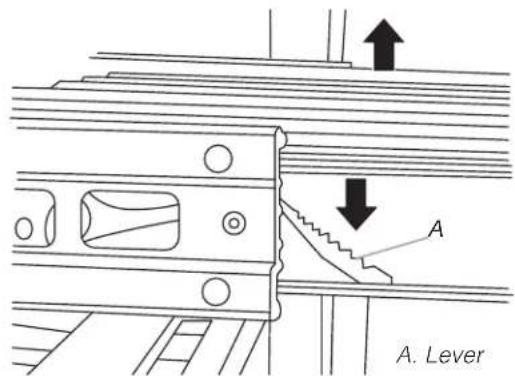 KITCHENAID KUBR524SPS - Remove and replace the racks: - 1