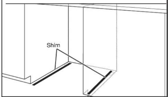 KITCHENAID KDTS224SPS - Moisture barrier/wood shims - 2
