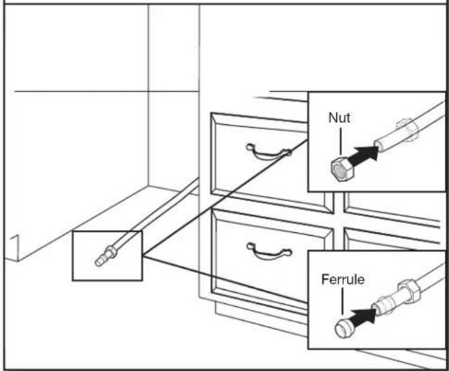 KITCHENAID KDTS224SPS - CONNECT WATER LINE TO FILL VALVE - 2