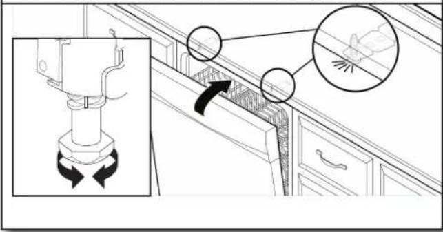 KITCHENAID KDTS624SBE - Contrôler l'ouverture de la porte - 1