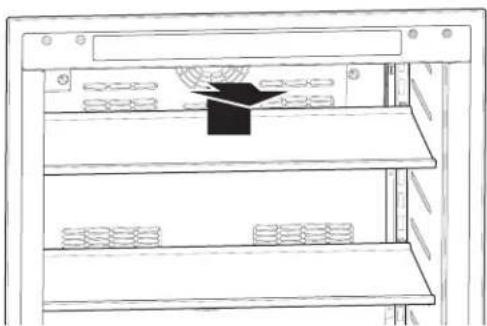 KITCHENAID KURL124SPA - To remove or adjust upper shelves: - 1