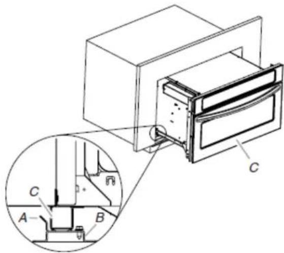 KITCHENAID KMBS730SBE - Installation du four à micro-ondes - 1