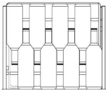 KITCHENAID KUWR524SJP - To stock the Wine Cellar - Racks 1 to 5: - 1