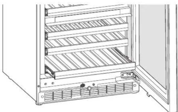 KITCHENAID KUWR524SJP - Remove and replace the racks: - 2