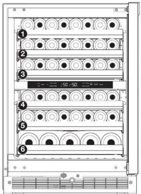 KITCHENAID KUWR524SJP - Abasteciendo la Cava de Vinos - 1