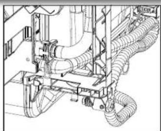 KITCHENAID KDPS424SPS - Raccordement du tuyau de vidange - 2