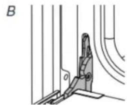 KITCHENAID KOES730SBE - Réinstallation de la/des porte(s) du four - 4
