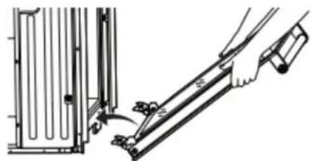 KITCHENAID KOES730SBE - Réinstallation de la/des porte(s) du four - 2