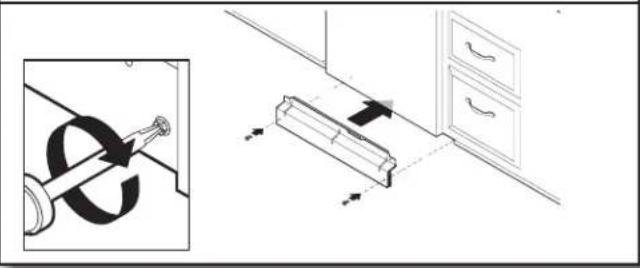 KITCHENAID KDPS724SPS - Réinstaller les panneaux d'accès - 1