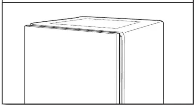 KITCHENAID KDPS724SPS - Si se va a instalar en una abertura de 33^5 / 8'' (85,4 cm) - 1