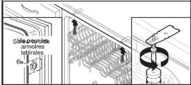 KITCHENAID KDPS724SPS - Fixer le lave-vaisselle - 1