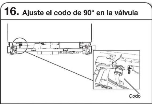KITCHENAID KDPS724SPS - CONECTE LA MANGUERA DE LLENADO A LA VALVULA DE LLENADO - 1