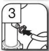 KITCHENAID KDPS724SPS - Raccordement du tuyau de vidange - 17