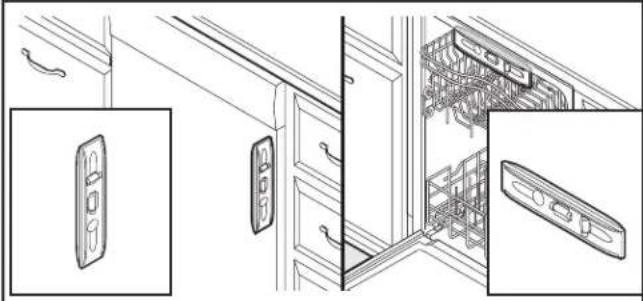 KITCHENAID KDPS724SPS - Vérifier de nouveau l'alignement du lave-vaisselle avec l'ouverture - 1