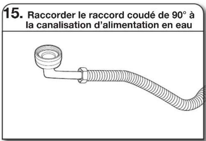 KITCHENAID KDPS724SPS - BRANCHEMENT DE L'ARRIVÉE D'EAU À LA VALVE DE DISTRIBUTION - 4