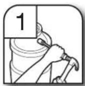 KITCHENAID KDPS724SPS - Raccordement du tuyau de vidange - 9
