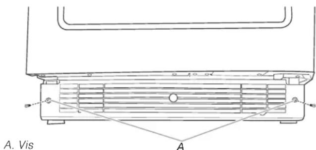 KITCHENAID KURL124SSB - Pour enlever la grille de la base: - 1