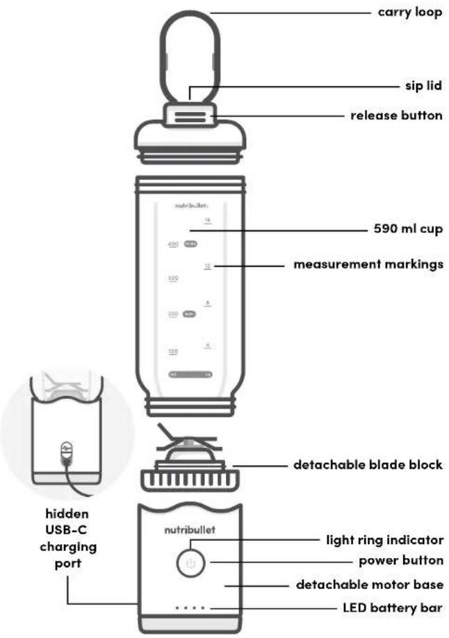 NUTRIBULLET Flex XL - What's included. - 6