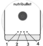 NUTRIBULLET Flex XL - Светодиодный индикатор заряда - 1