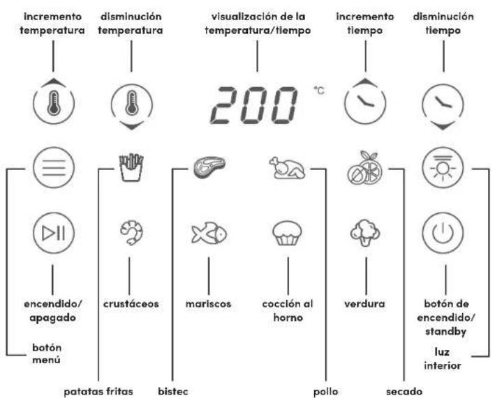 NUTRIBULLET CrispLite Vision - Panel de mandos - 1