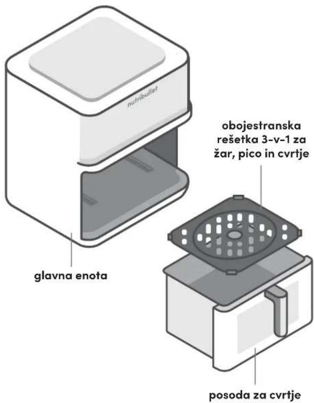 NUTRIBULLET CrispLite Vision - Navodila za sestavljanje - 1