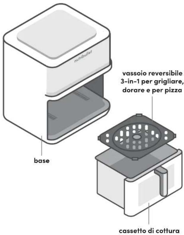 NUTRIBULLET CrispLite Vision - Guida al montaggio - 1