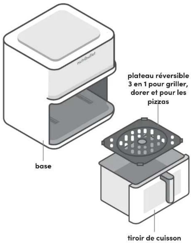 NUTRIBULLET CrispLite Vision - Guide d'assemblage - 1