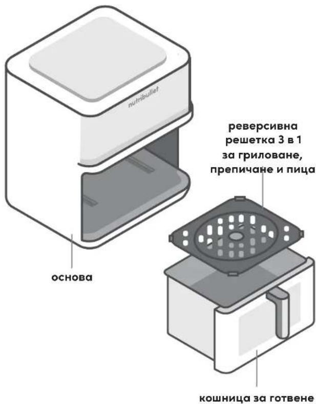 NUTRIBULLET CrispLite Vision - PbKOBOdCTBO 3a crIIO6yBaHe - 1
