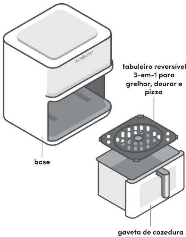 NUTRIBULLET CrispLite Vision - Guia de montagem - 1