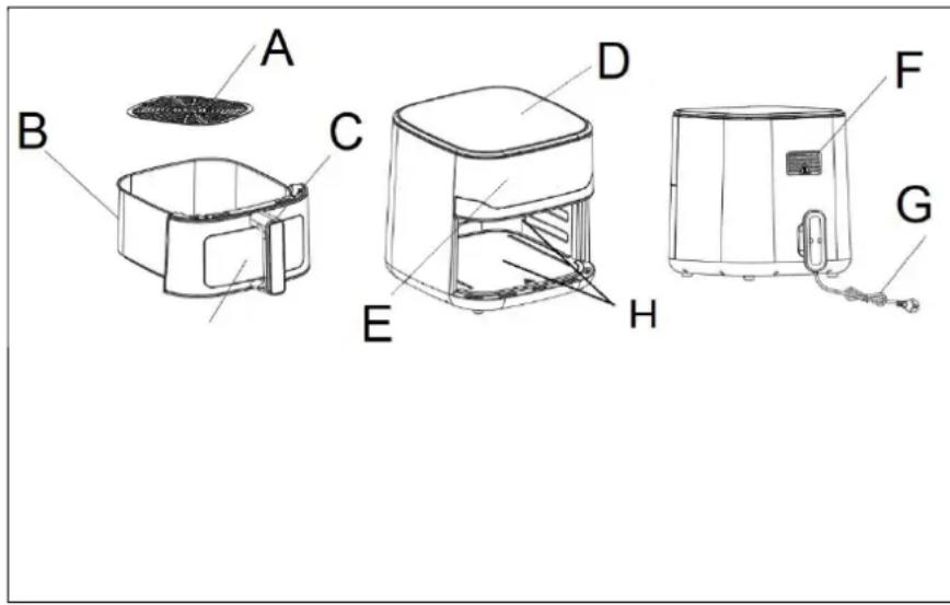 Tognana Iridea D2DFA10IRCH - COMPONENTS - 1