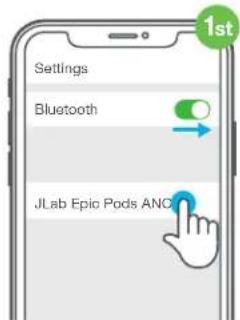 JLab Epic Pods ANC - JUMELAGE - 6