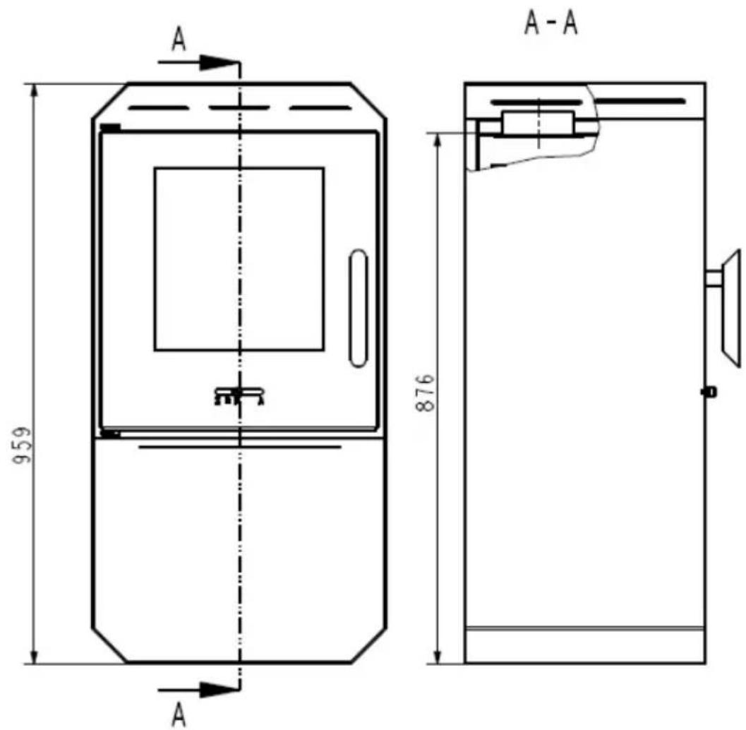 Wamsler Mono - Disegni dimensionali e dati - 1