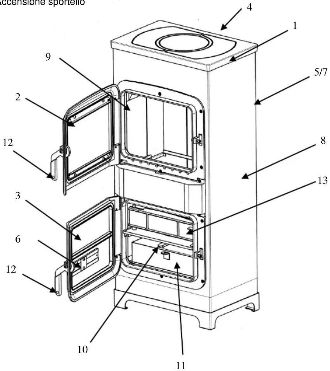 Wamsler Trendy RH - Leggenda da cui figura - 1