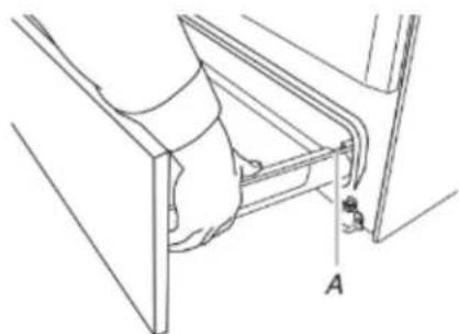 WHIRLPOOL WFGS4530SV - Para retirar: - 1