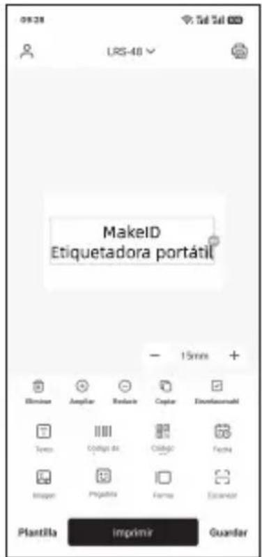 Makeid P31 - Impresión mediante la APP - 5