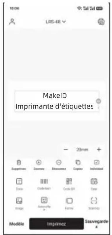 Makeid P31 - Impression par l'APP - 5