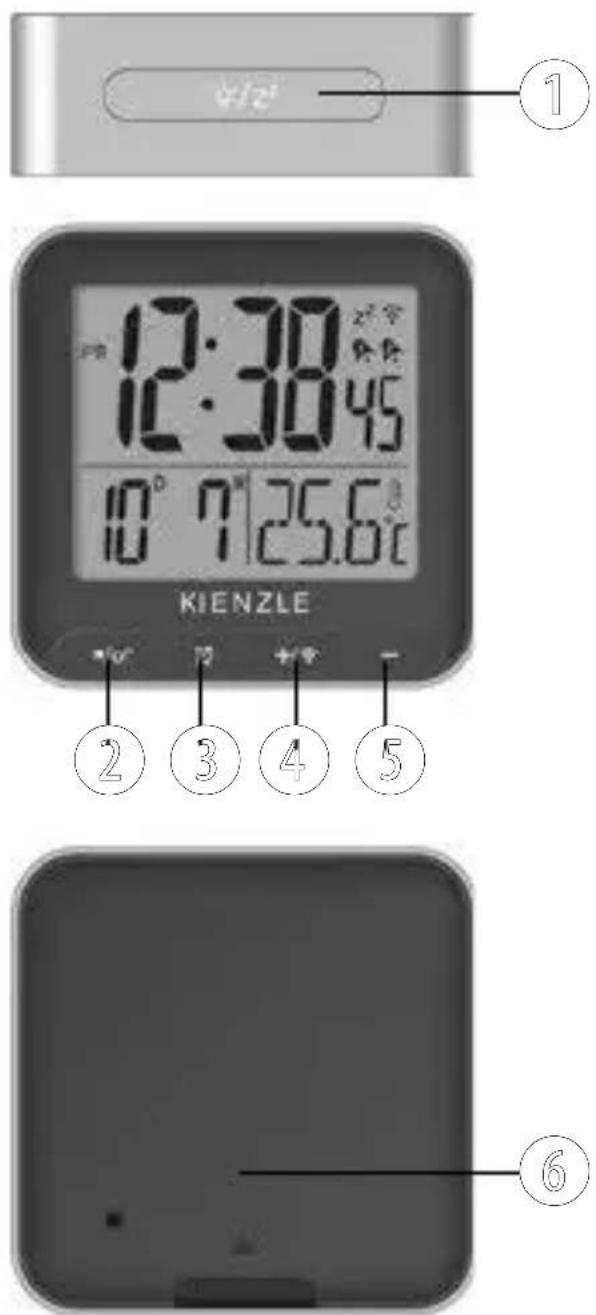 Kienzle 14987 - Compartiment à piles. Dépliez pour ouvrir. - 1
