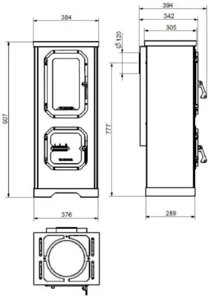 Wamsler Colorado - Plans avec les dimensions, Données - 3