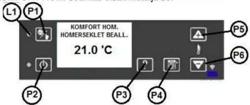 Wamsler WP 2-8 - HÖMÉRSÉKLETSZINT BEÁLLÍTÁSOK - 1