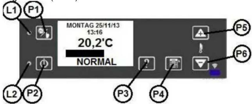 Wamsler WP 2-8 - AUTORISATION DU THERMOSTAT EXTERNE DANS LE LOGICIEL - 1