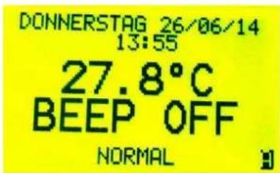 Wamsler WP 2-8 - EIN-/AUSSCHALTEN DES ALARM- / „BEEP“-TONS - 4