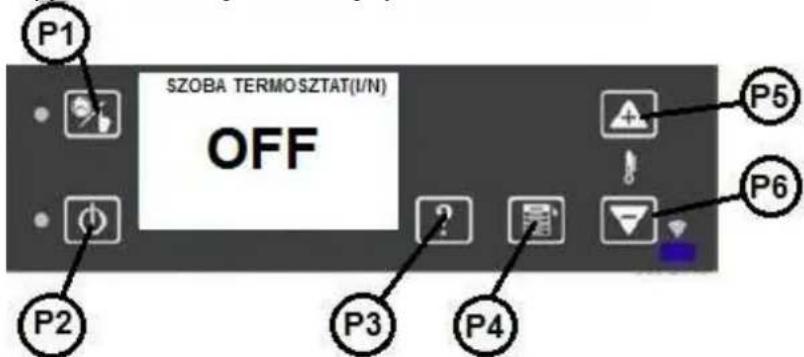 Wamsler WP 2-8 - A szoba termosztát engedélyezése a szoftverben: - 4