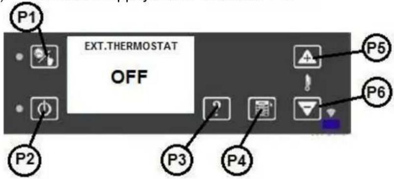 Wamsler WP 2-8 - AUTORISATION DU THERMOSTAT EXTERNE DANS LE LOGICIEL - 4