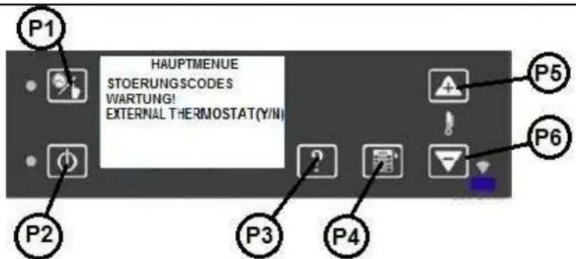 Wamsler WP 2-8 - AUTORISATION DU THERMOSTAT EXTERNE DANS LE LOGICIEL - 3
