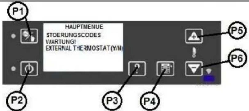Wamsler WP 2-8 - ENABLING THE EXTERNAL THERMOSTAT IN THE EXTERNAL SOFTWARE - 3