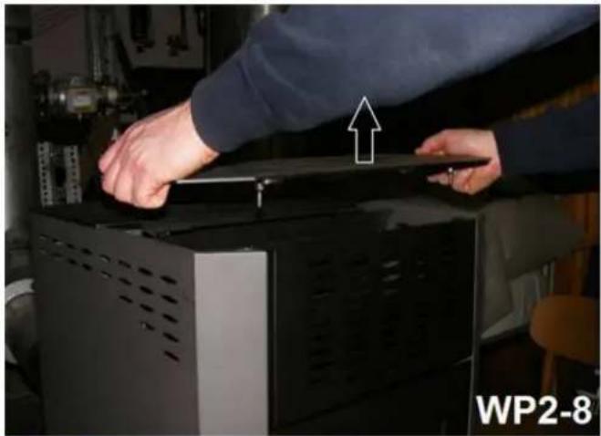 Wamsler WP 2-8 - Dismounting the upper cover - 2