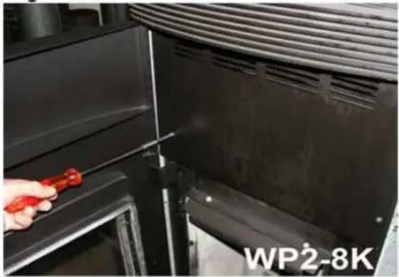 Wamsler WP 2-8 - A felső burkolat levétele. - 1