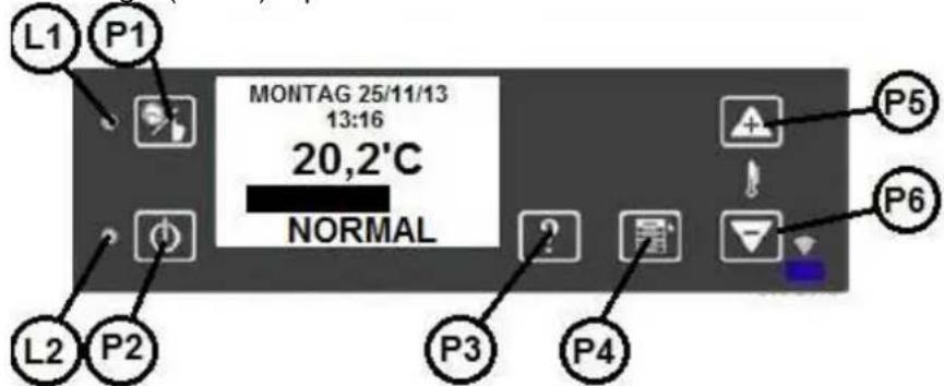 Wamsler WP 2-8 - AUTORIZZAZIONE DEL TERMOSTATO ESTERNO NEL SOFTWARE - 1